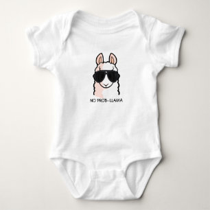 No Prob-Llama Baby Strampler