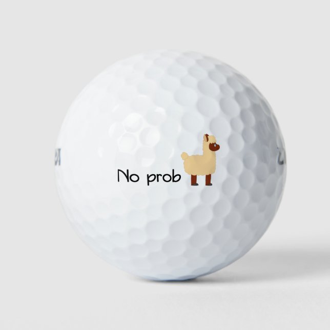 No-Prob-Llama Golfball (Vorderseite)