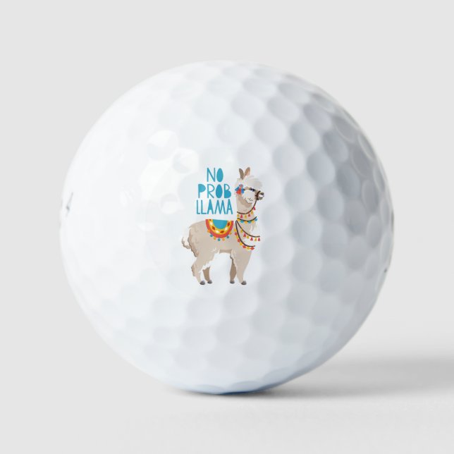 No Prob Llama Golfball (Vorderseite)