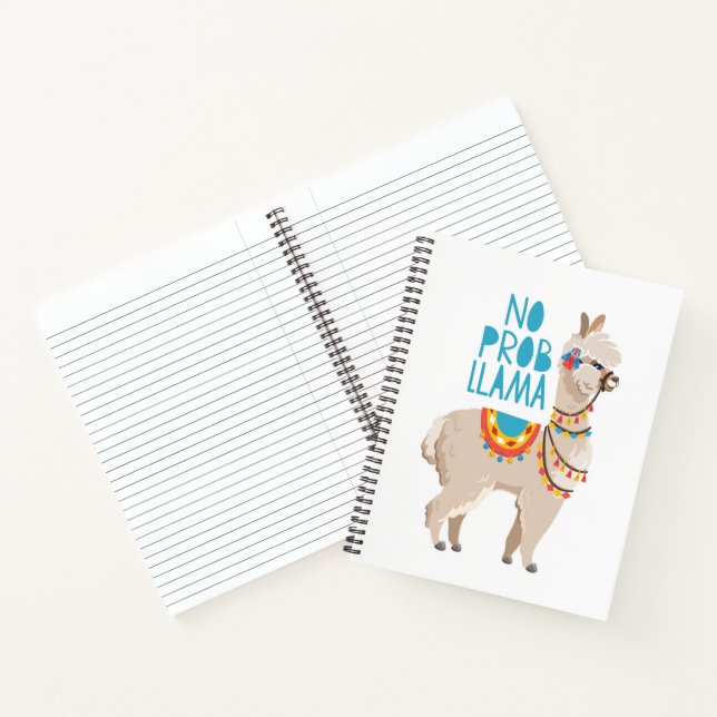 No Prob Llama Notizbuch (Innenseite)
