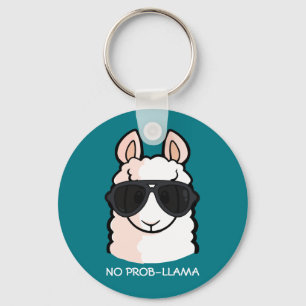 No Prob-Llama Schlüsselanhänger