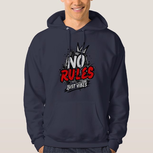 No Rules Graphic Hoodie (Vorderseite)