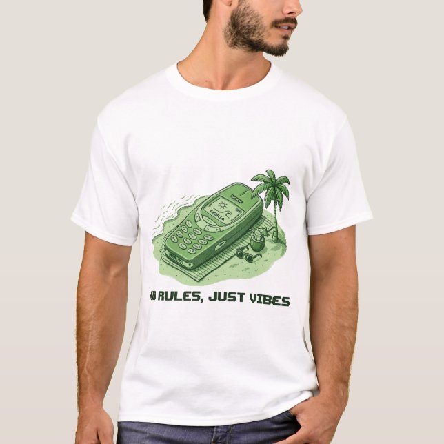 No Rules, Just Vibes T-Shirt (Vorderseite)