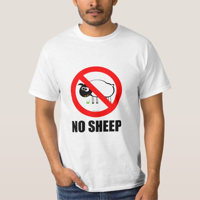 NO SHEEP™ T-SHIRT (Vorderseite)