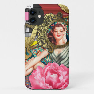 No-Signal - Freche Dame Digitale Collage Case-Mate iPhone Hülle