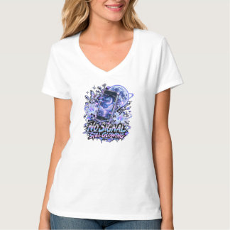 No Signal Leuchtet Immer Noch T-Shirt
