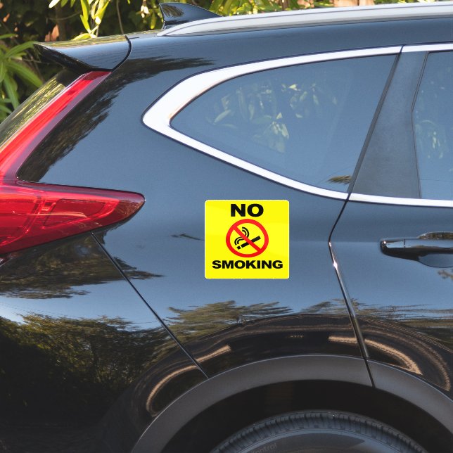 No Smoking Custom-Cut Vinyl Sticker (Rückseite des Autos)