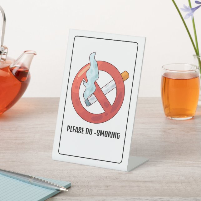 NO SMOKING IS PROIBITED  HERE SOCKELSCHILD (In SItu)