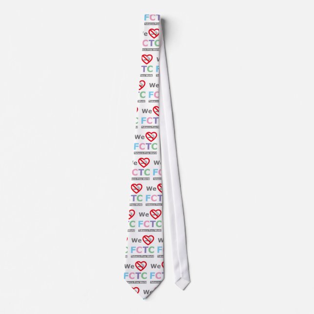 No smoking_necktie_FCTC Krawatte (Vorderseite)