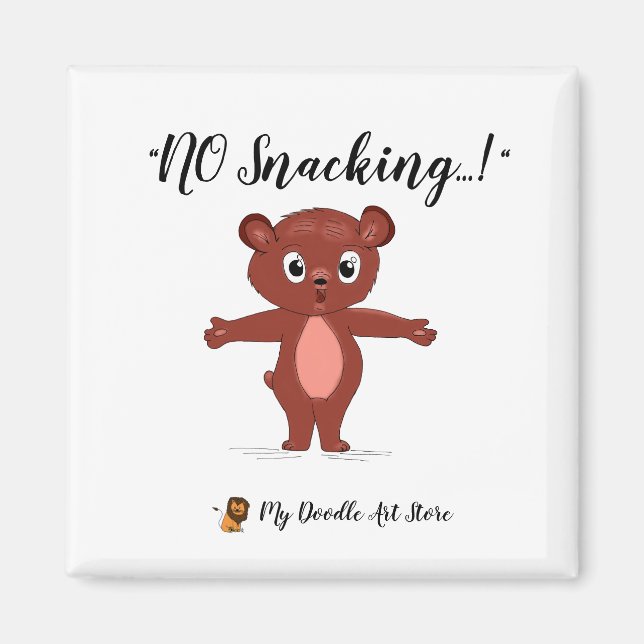 NO Snacking Magnet (Vorne)