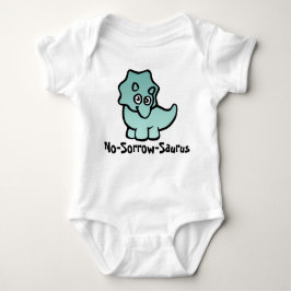No-Sorrow-Saurus Dino Cuteness Baby Strampler