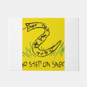 No Step On Snek Gadsden Flag Fußmatte