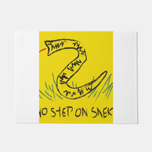 No Step On Snek Gadsden Flag Fußmatte (Vorderseite)
