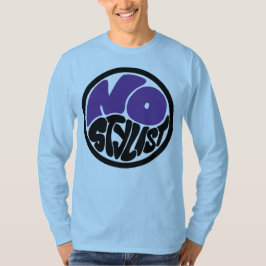 NO STYLIST Doppelzweck-Emblem Langarm-T-Shirt T-Shirt