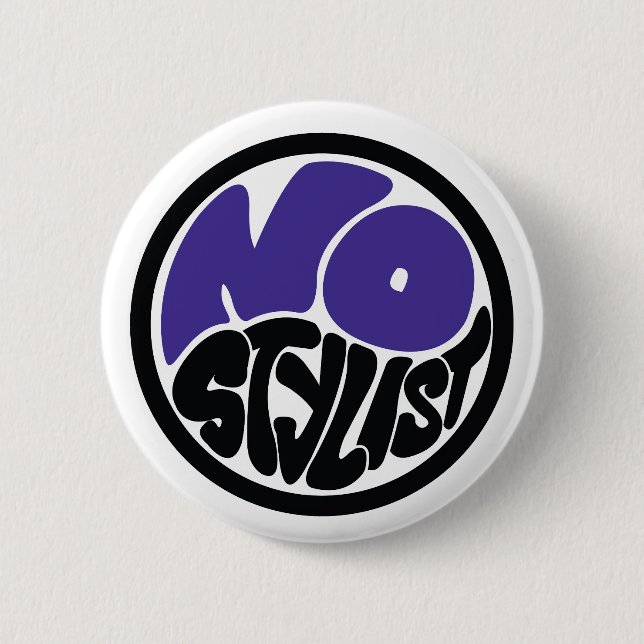 NO STYLIST double purp emblem Button (Vorderseite)
