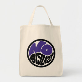 NO STYLIST double purp emblem grocery Tote Bag Tragetasche
