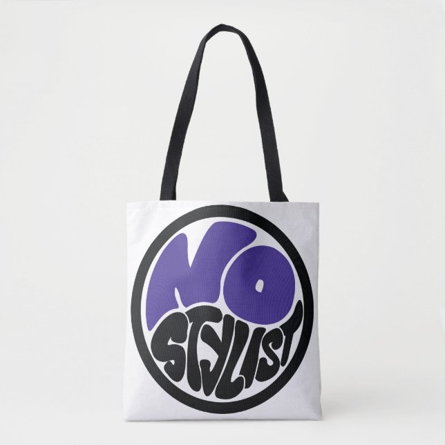 NO STYLIST double purp emblem Tote (Vorderseite)