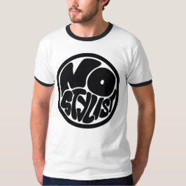 NO STYLIST schwarzes Emblem Ringer T-Shirt