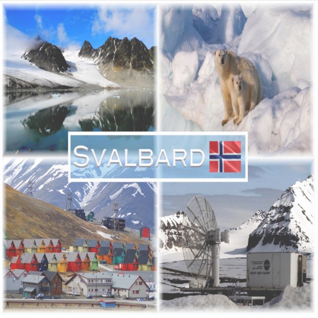 NO Svalbard - Gullybreen Magdalenefjorden - Aufkleber (Vorderseite)