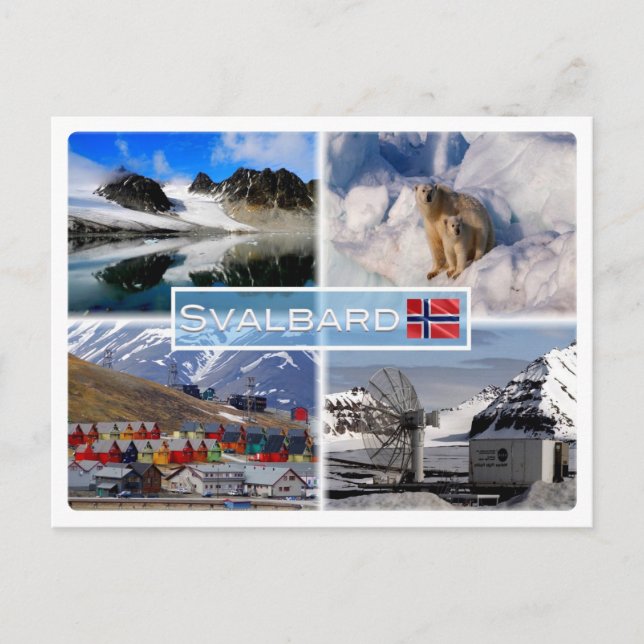 NO Svalbard - Gullybreen Magdalenefjorden - Postkarte (Vorderseite)