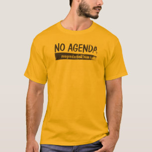 NO--Tagesordnung-Name-Retro Orange T-Shirt