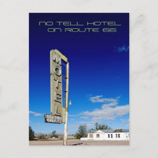 No Tell Hotel Postkarte