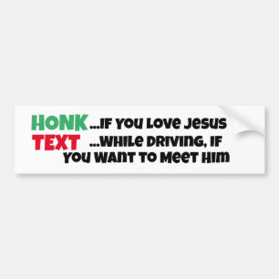 No Texting While Driving, Love Jesus,Safe Driving Autoaufkleber