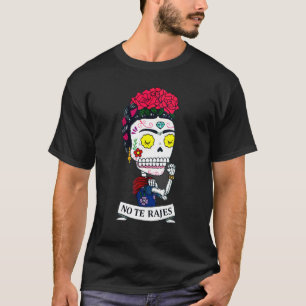 No The Rajes Rose Skeleton Mexico vibes outfit für T-Shirt