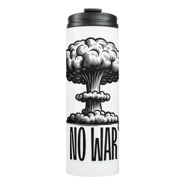NO TO WAR  Mug Thermosbecher (Vorderseite)
