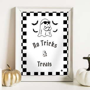 " No Tricks & Leckereien" Boo Funny Baby Showspiel Poster