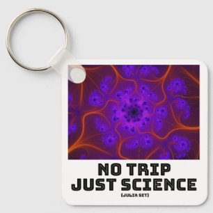 No Trip Just Science Mandelbrot Julia Set Fraktal Schlüsselanhänger