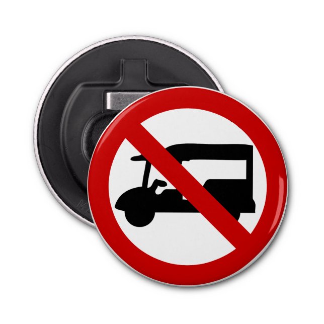 NO Tuk Tuk TAXI ⚠ thailändisches ⚠ Flaschenöffner (Vorderseite)