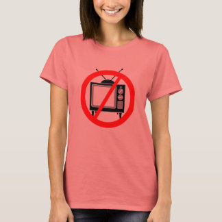NO TV - Fernsehen/Propaganda/Gehirnwäsche/Medien T-Shirt
