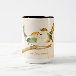 No Two Alike Twins Zweifarbige Tasse