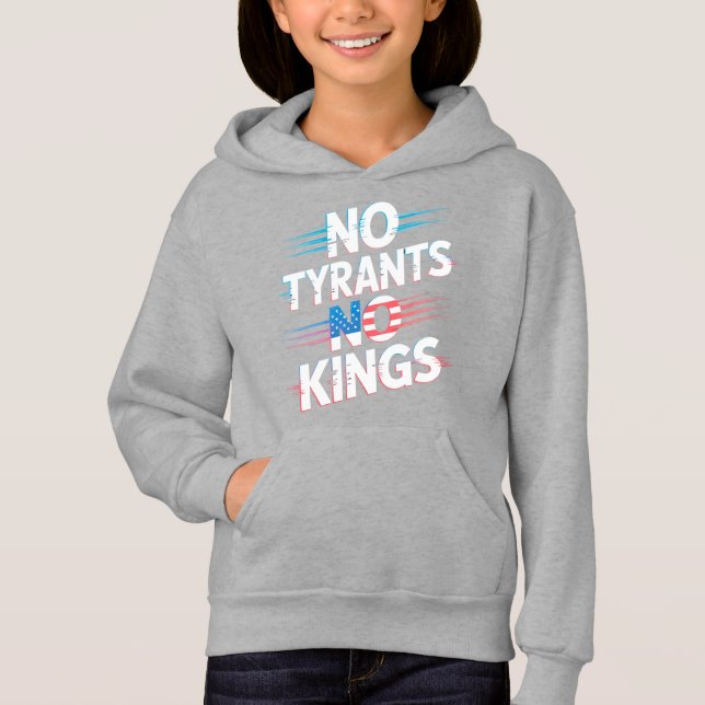 No Tyrants No Kings Freedom and Rights Activist Hoodie (Vorderseite)