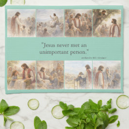 No unimportant person geschirrtuch