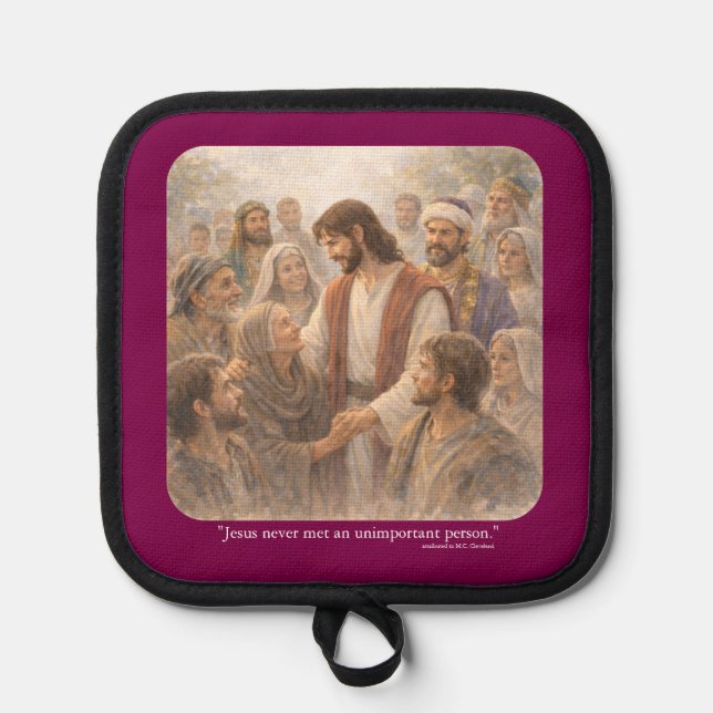 No unimportant person topflappen (Vorderseite)