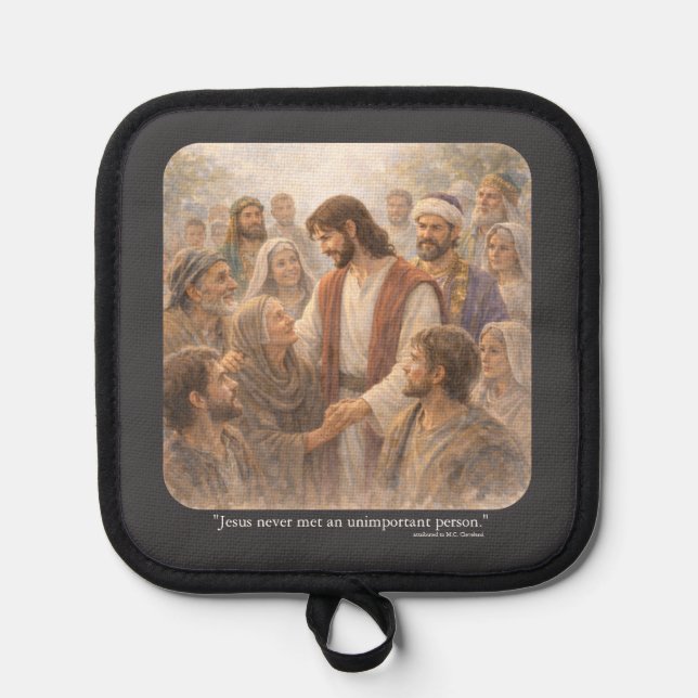 No unimportant person topflappen (Vorderseite)