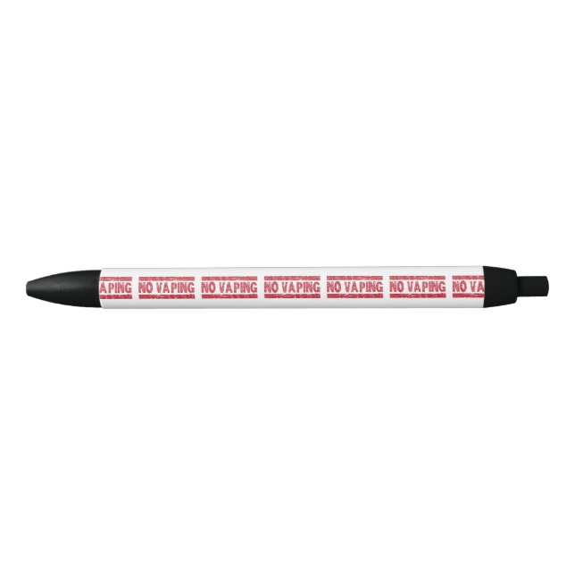 No Vaping Red Ink Stamp Kugelschreiber (Vorderseite)