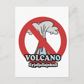 NO VOLCANO POSTKARTE