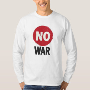NO WAR — Weltweiter Friedensprotest T-Shirt
