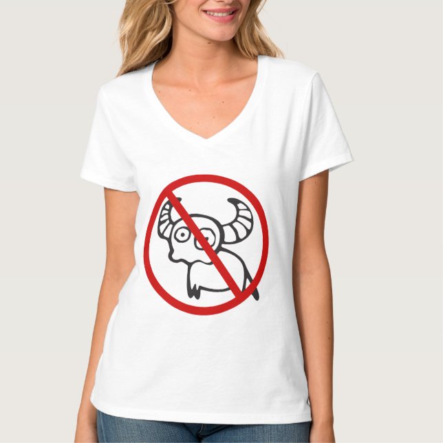 NO Water Buffalo ⚠ Funny Asian Thai ⚠ T-Shirt (Vorderseite)