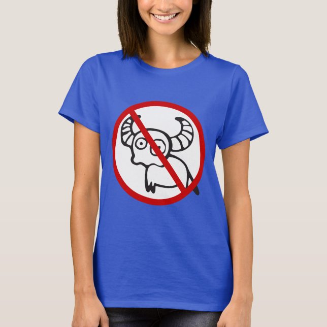 NO Water Buffalo ⚠ Funny Asian Thai ⚠ T-Shirt (Vorderseite)