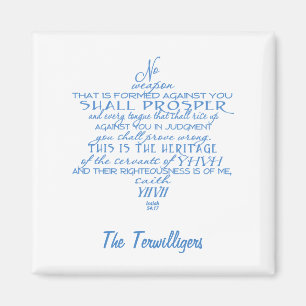 No Weapon Star von David Personalisiert Magnet