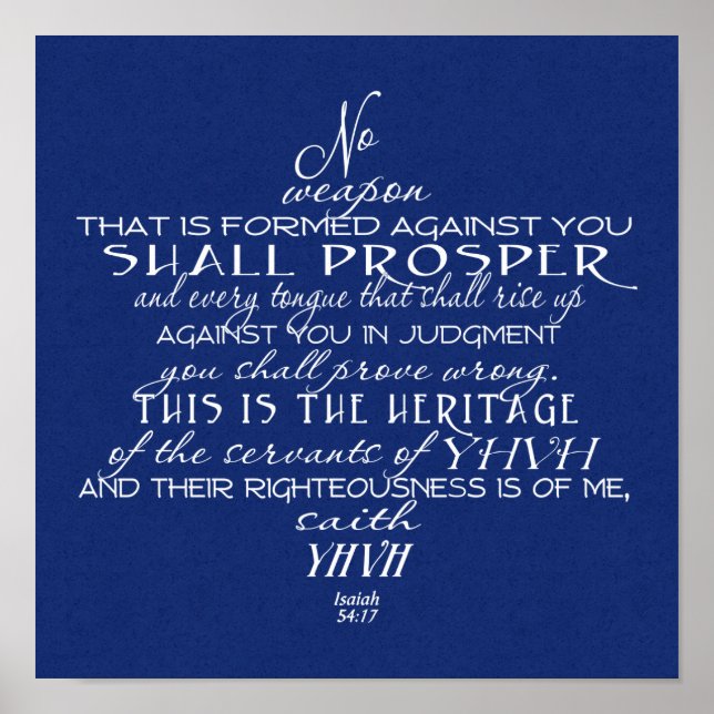 No Weapon Star von David Poster (Vorne)