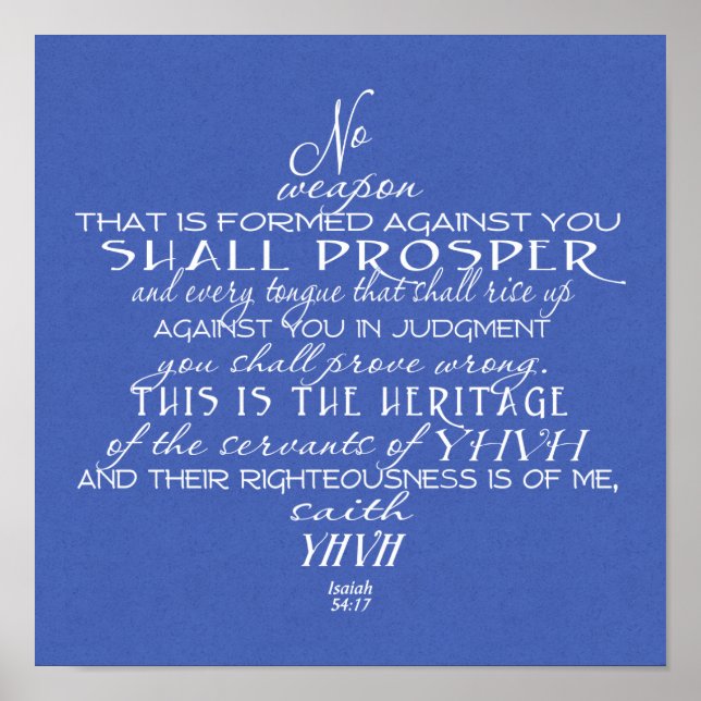 No Weapon Star von David Poster (Vorne)