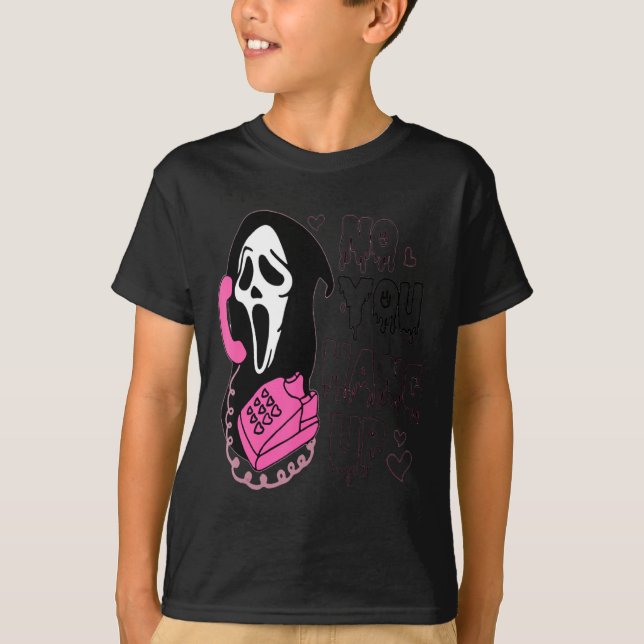 No You Hang Up Funny Valentine  T-Shirt (Vorderseite)