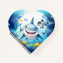 Noa the Shark and Casper, Ihr bester Fisch-Freund Notizbuch