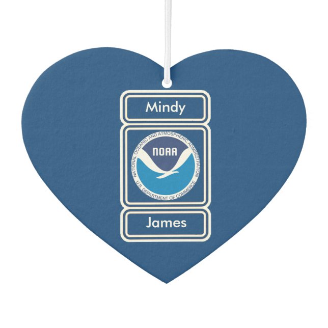 NOAA Custom Wedding Air Freshener Bevorzugung Autolufterfrischer (Vorderseite)