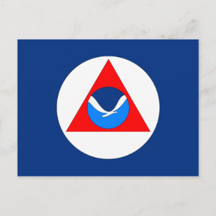 NOAA-Flag Postkarte